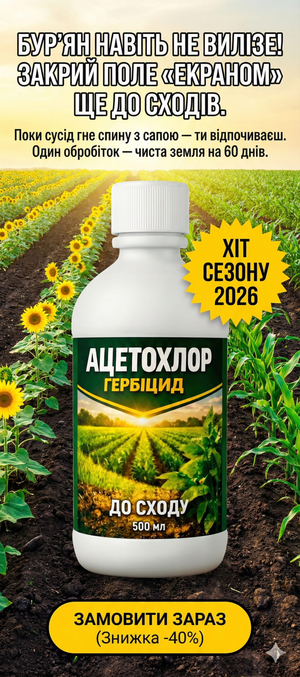 АЦЕТОХЛОР ГЕРБІЦИД