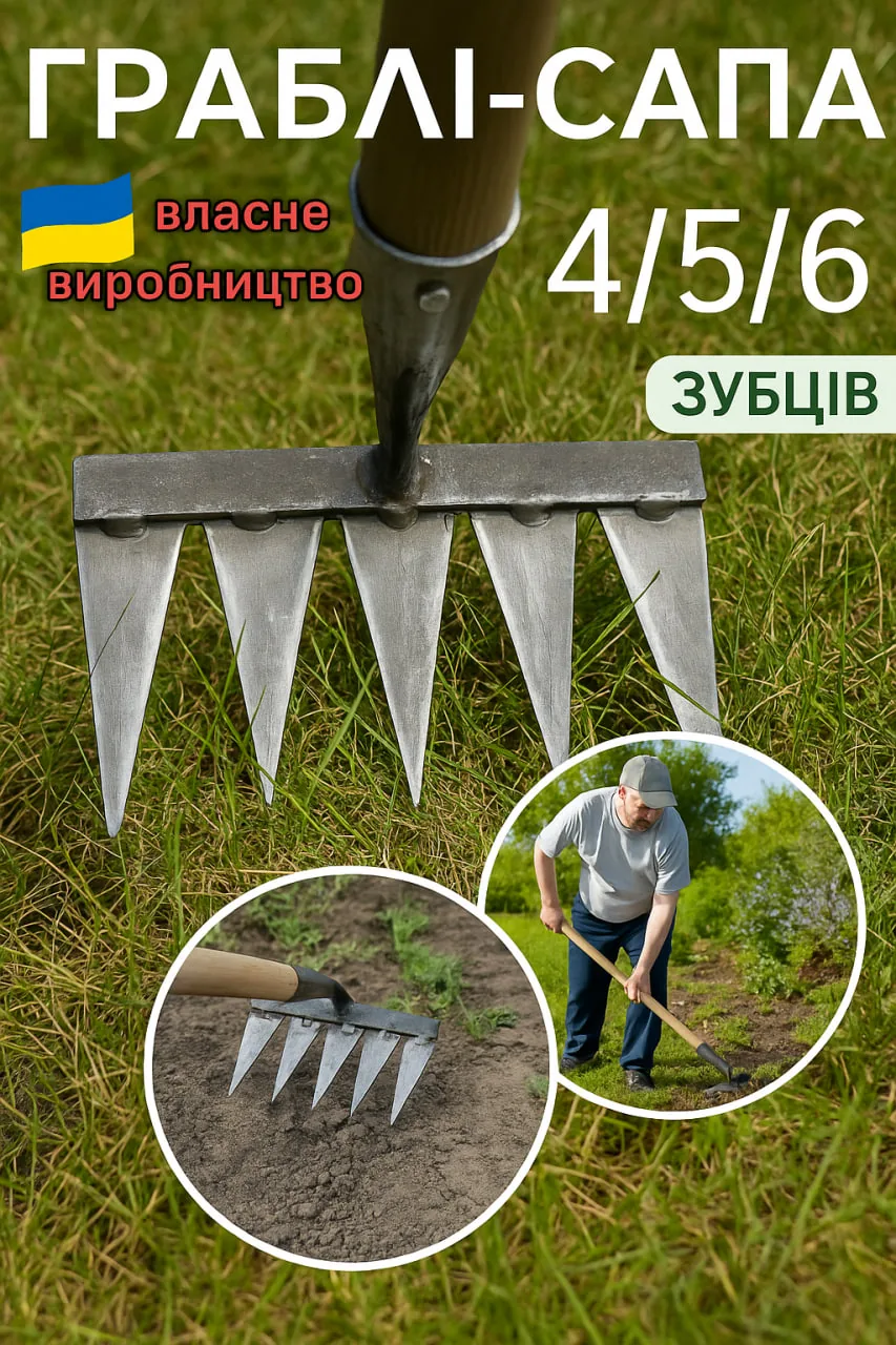 Граблі-сапа