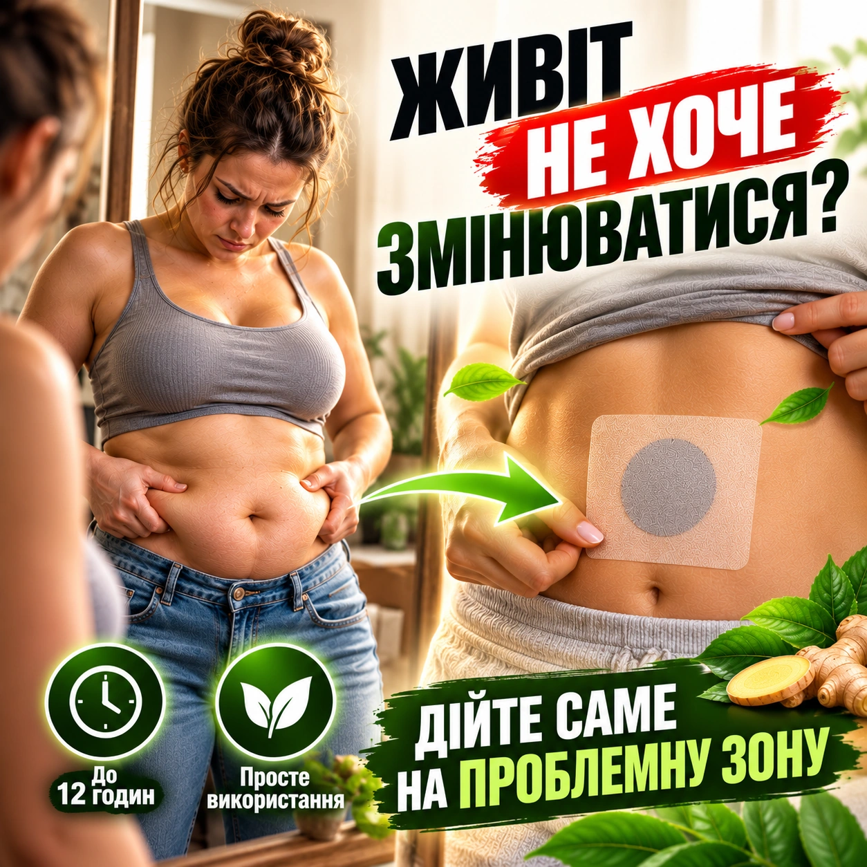 Slimming Patch для проблемної зони живота
